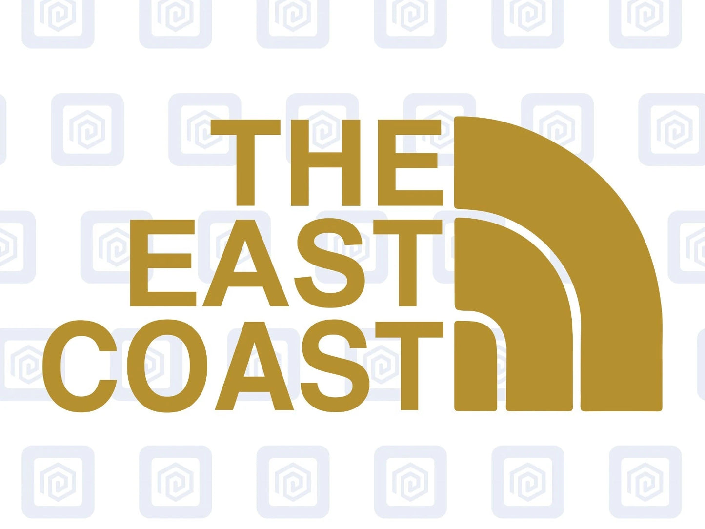 The East Coast Camping Surf Sea Sticker Decal Graphic Camper Van Skate Beach