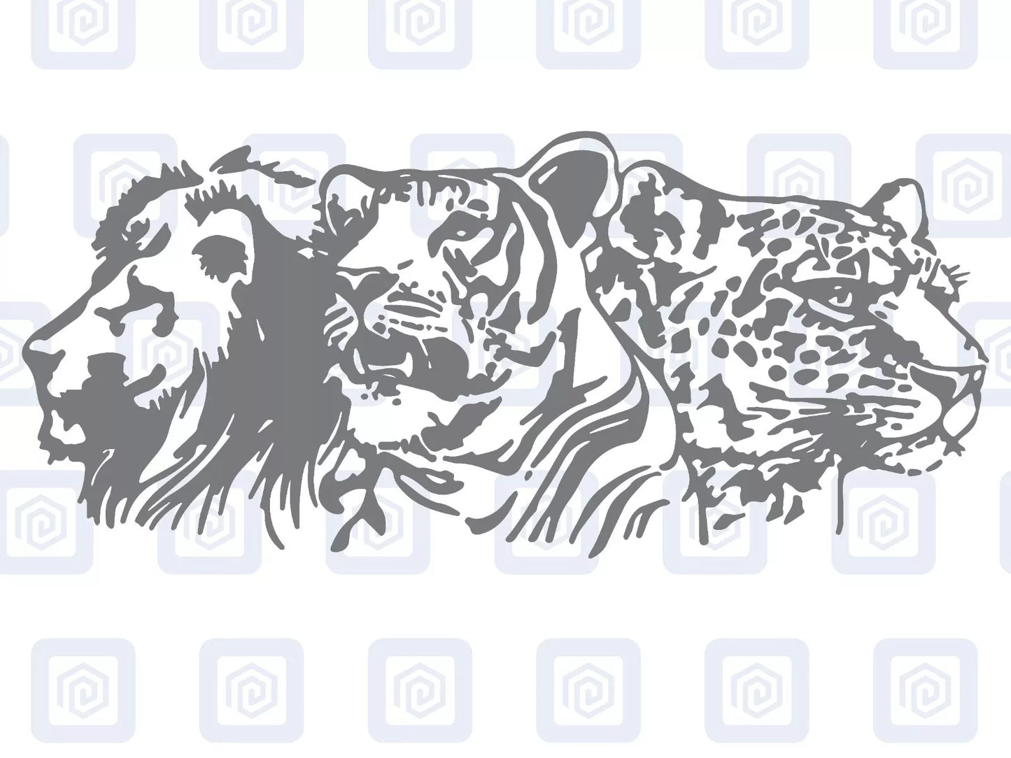 Lion Tiger Leopard Animal Vinyl Decals For Campervan Van Caravan Sticker Graphic