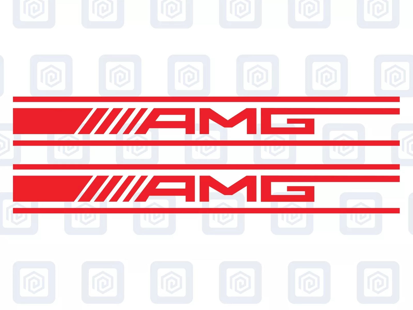 Mercedes A45 Spoiler Style Vinyl Decal Sticker Logo x 2 AMG A B C E S CLASSOpens