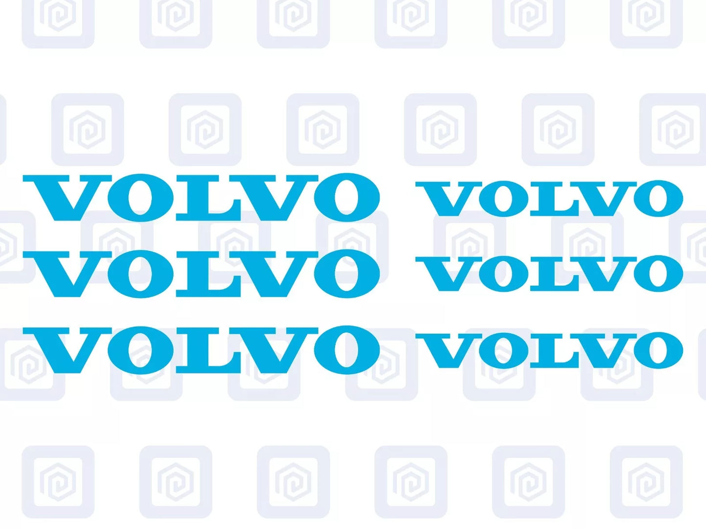 Volvo Brake Caliper Decals Sticker Logos (set of 6) V50 S40 V60 V70 XC70 XC90