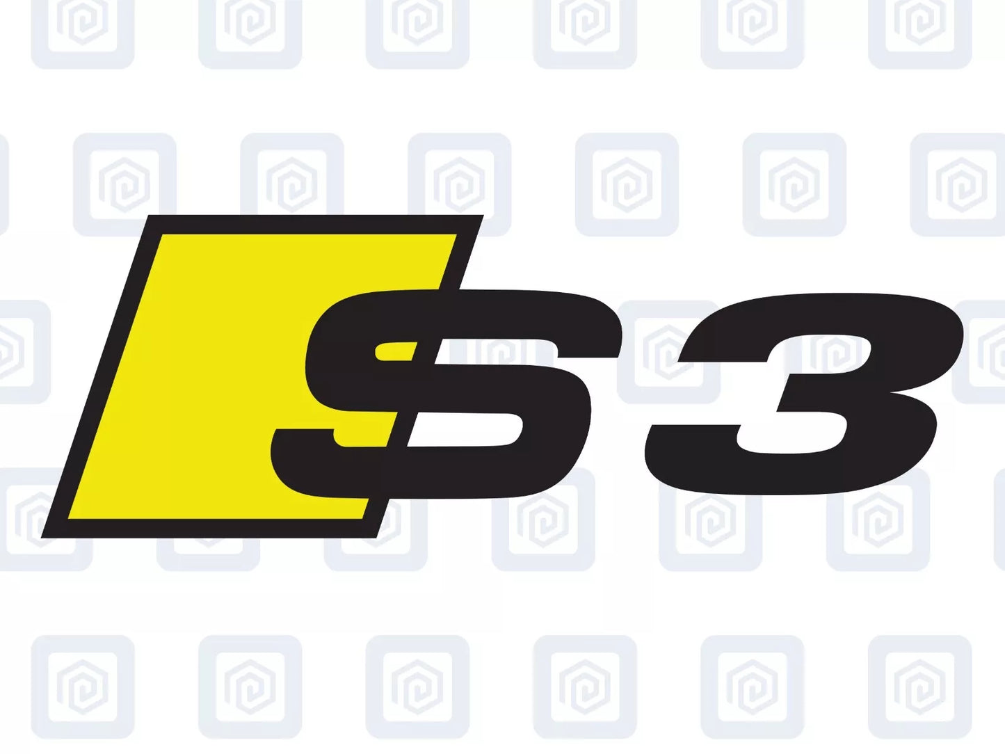 Audi S3 Style Brake Caliper Decals A3 Hatch Sportback sticker logos (set of 6)