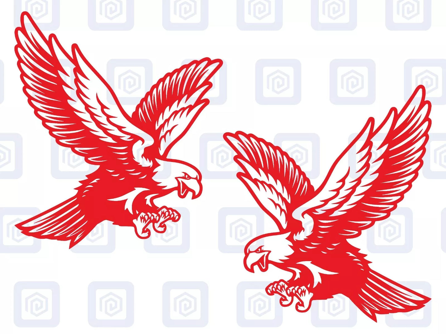 Eagle Vinyl Decal For Campervan Van Caravan Sticker Graphic Camping Bird Feather