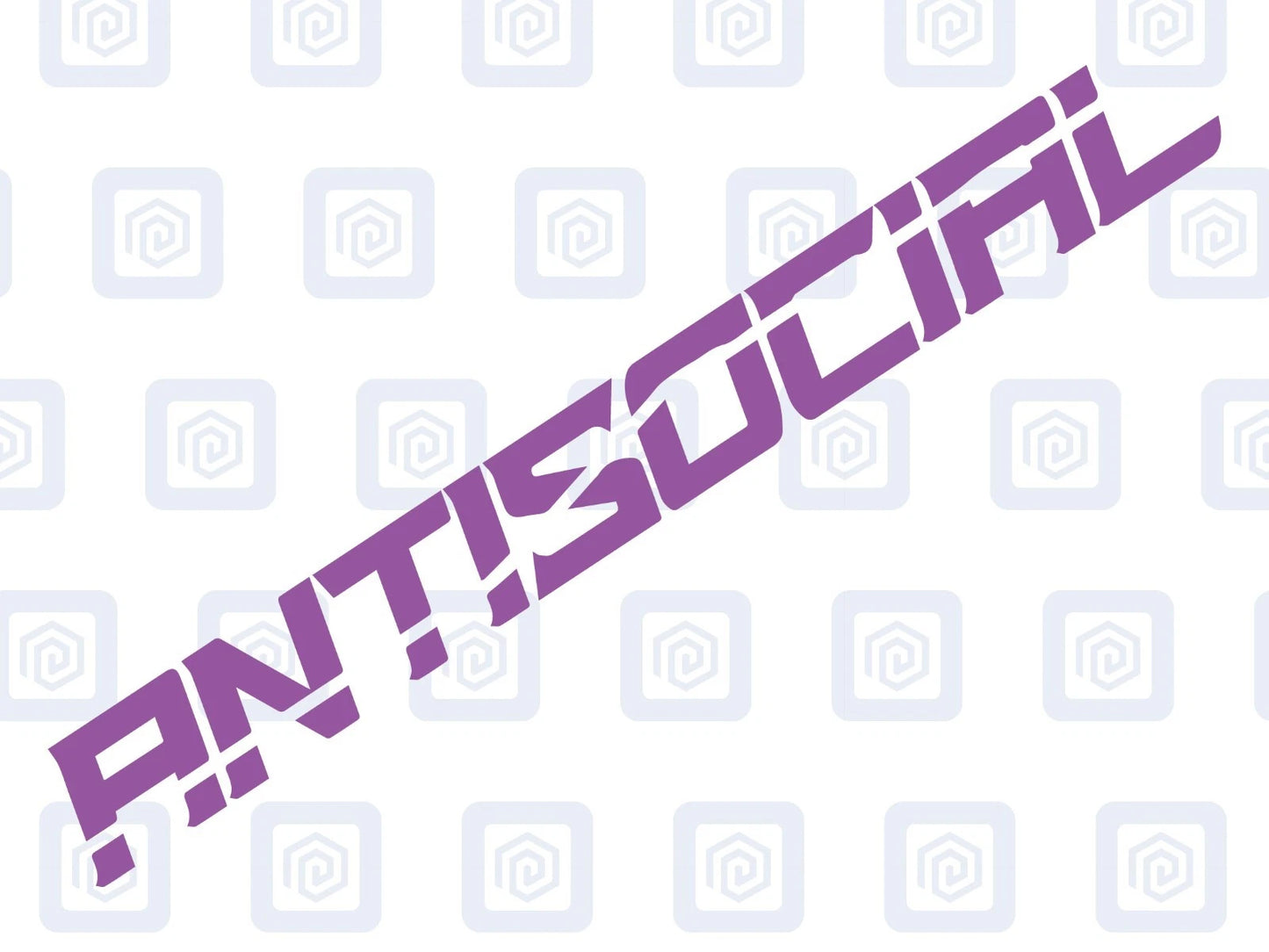 Antisocial Sticker JDM DUB Euro Stance VAG Window Vinyl Decal Graphic