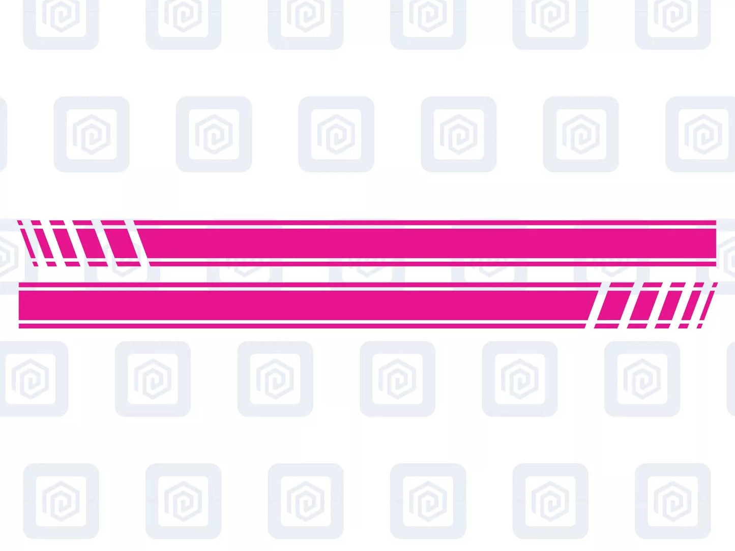 Fiat Abarth 500 595 695 Side Stripe Decal Sticker Pair (Set of 2)