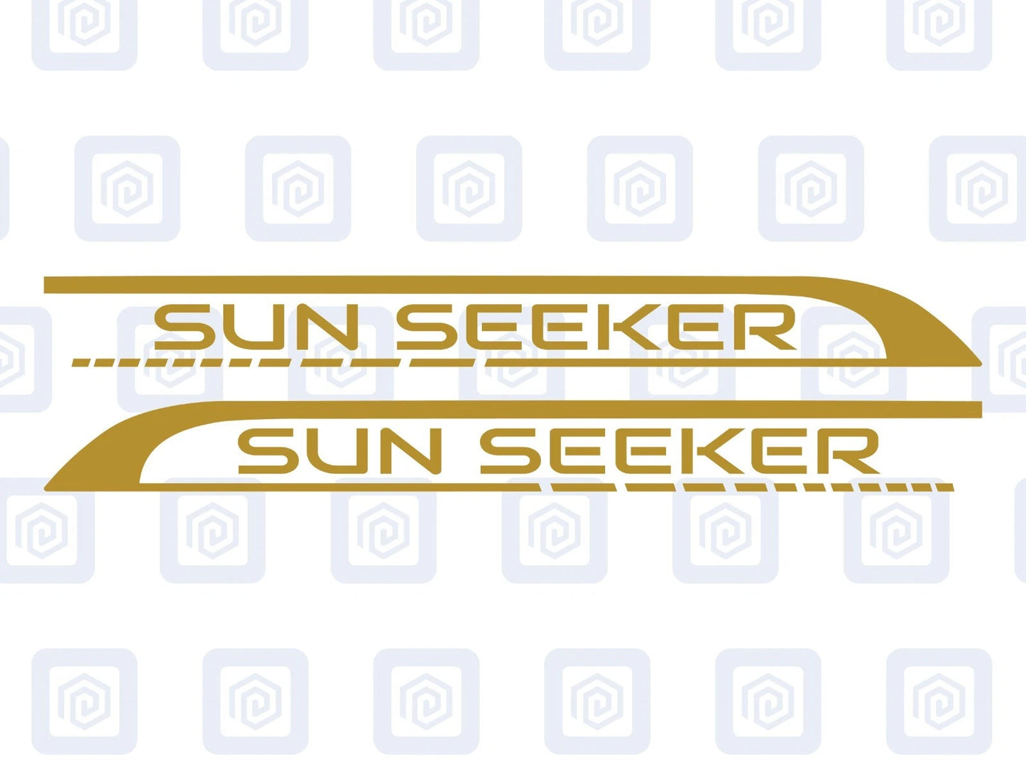 Sun Seeker Side Graphics Vinyl Decal For Camper Van Caravan Motorhome Sticker