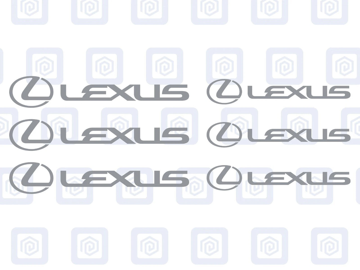 Lexus Brake Caliper Decals Sticker Logos (set of 6) RZ RC ES LS GS IS RX NX GX