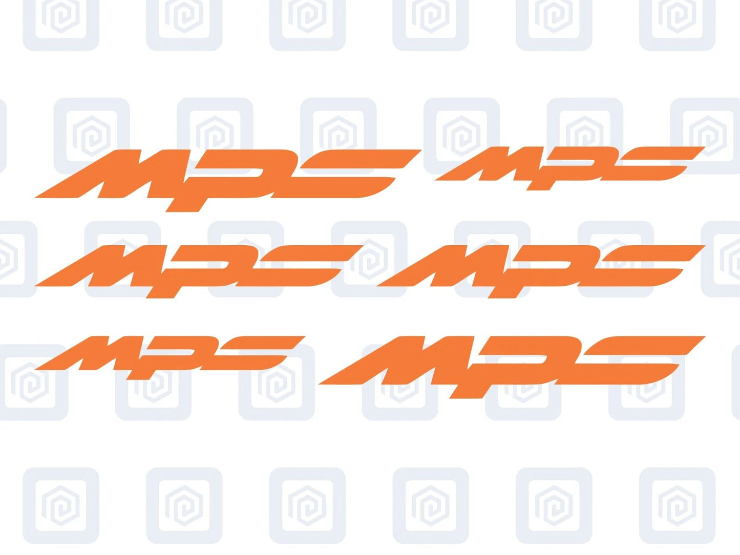Mazda MPS 3 Style Brake Caliper Decal Style Stickers