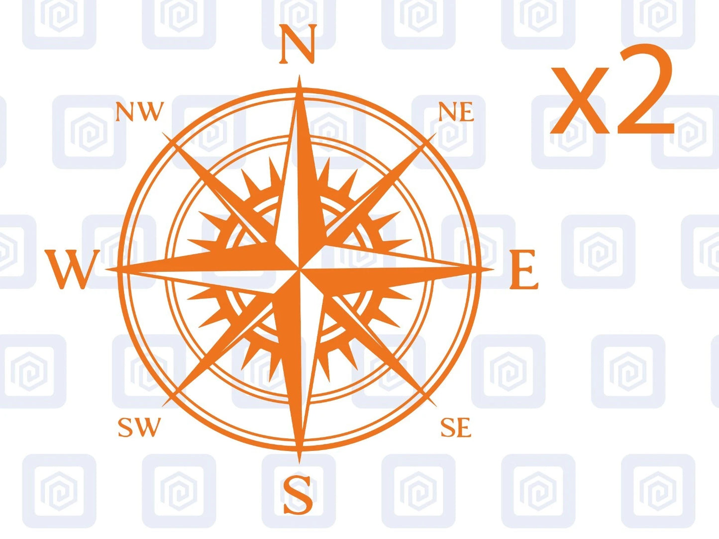 Compass Vinyl Decal For Camper Van Caravan Motorhome Sticker Graphic Campervan