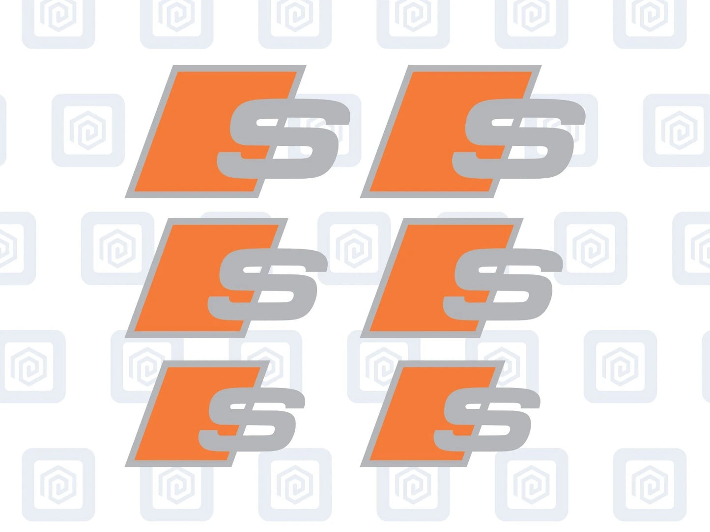 S Brake Caliper Decals Fits A1 A3 A4 A5 A6 A7 sticker logos (set of 6)
