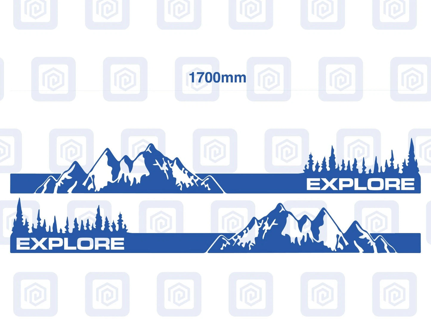 Explore Full Side Vinyl Decals For Campervan Motorhome Caravan Sticker Graphic
