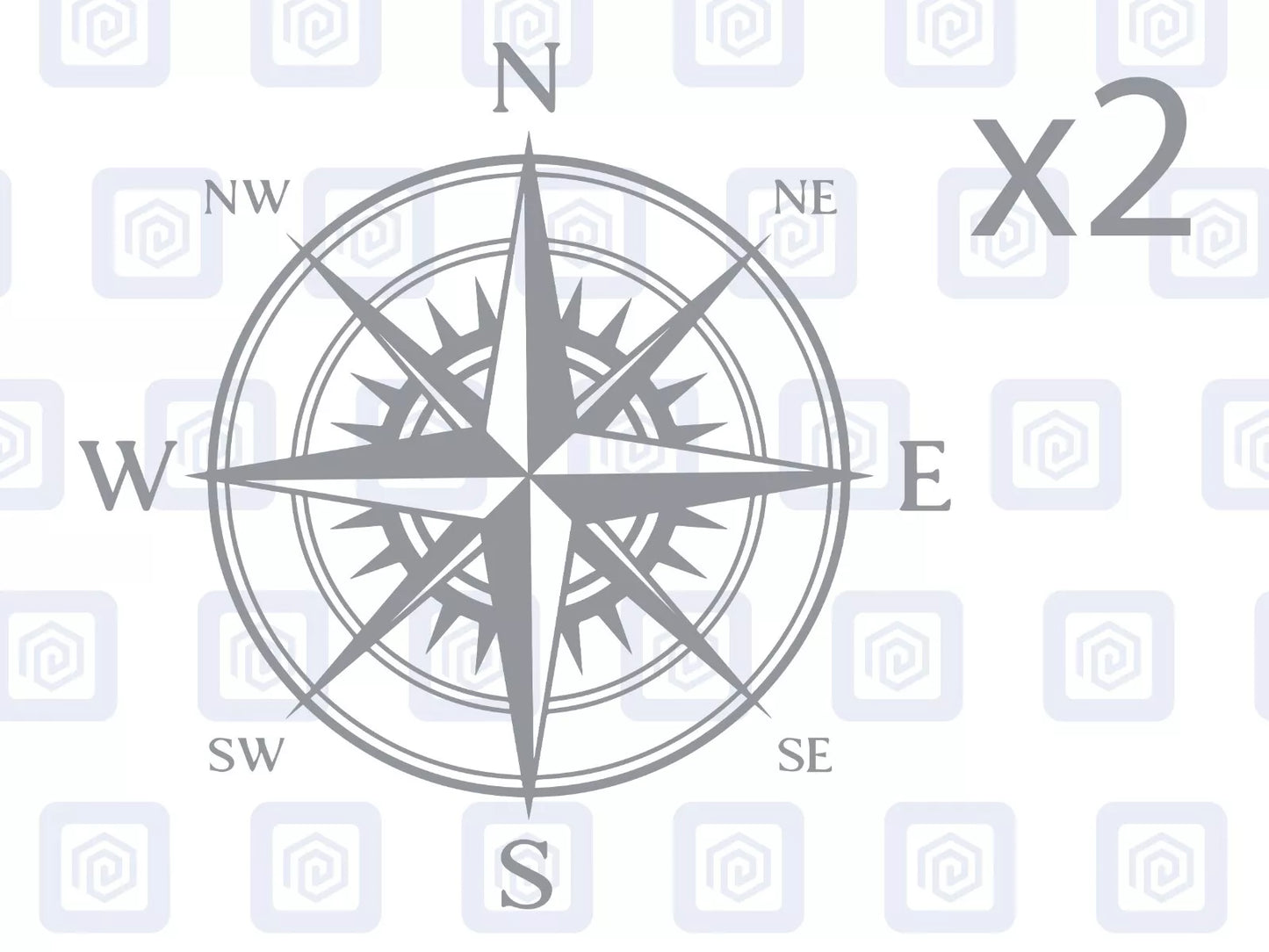 Compass Vinyl Decal For Camper Van Caravan Motorhome Sticker Graphic Campervan