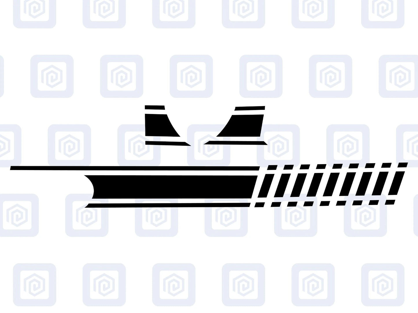 Fiat 500 Dashboard Decal To Match Side Stripes Customised Colour Sticker Sport