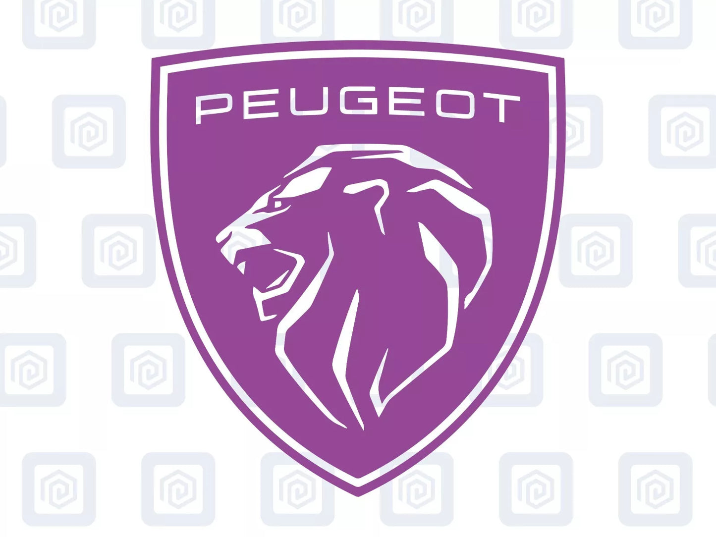 Peugeot New Crest Badge Decal Sticker Vinyl Pair x 2 108 207 307 208 308 GTI GT
