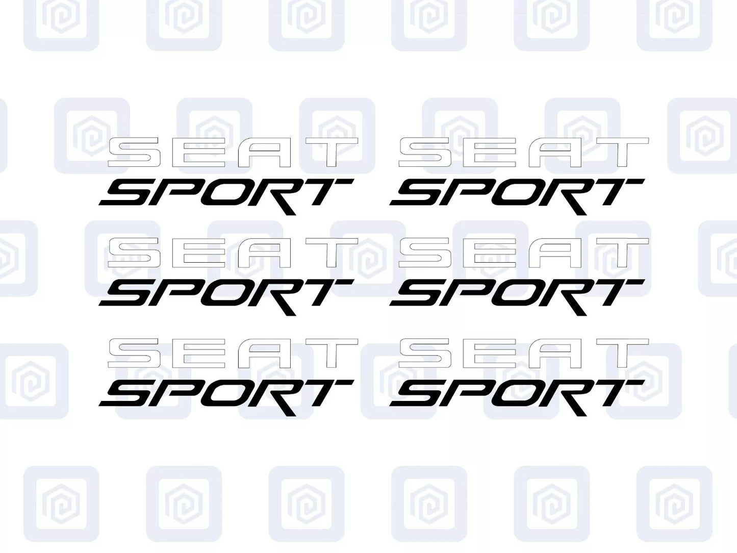 Seat Sport Leon Ibiza Cupra Ateca Brake Caliper Decal Style Stickers - x 6