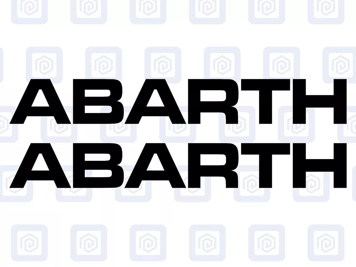 Fiat Abarth 500 595 695 Side Door Decal Sticker (Set of 2) Twin Air Sport Pop