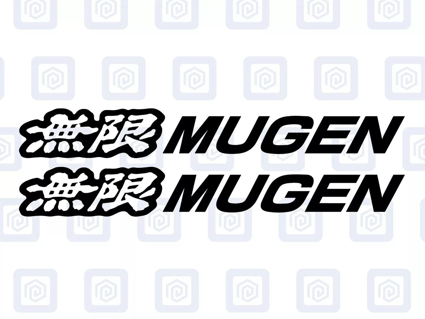 Honda Type R Mugen Side Decal Sticker Logo (set of 2) FN2 EP3 EK Civic Integra