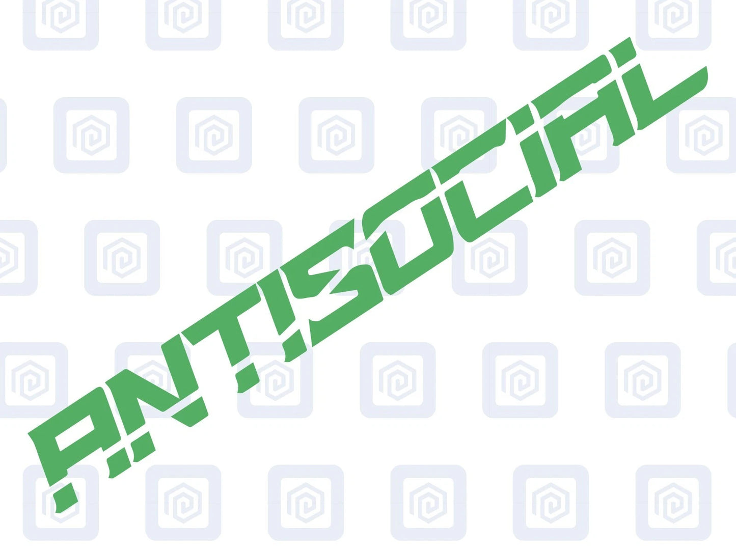 Antisocial Sticker JDM DUB Euro Stance VAG Window Vinyl Decal Graphic