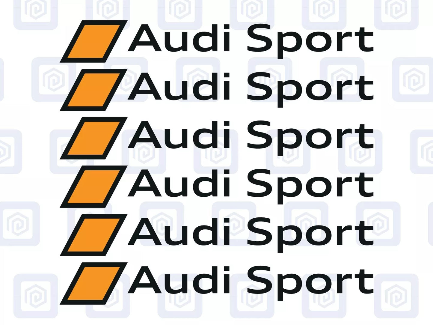 Audi Sport Logo Premium Door Sill Decals Stickers A3 A4 A5 S3 S4 S5 RS3