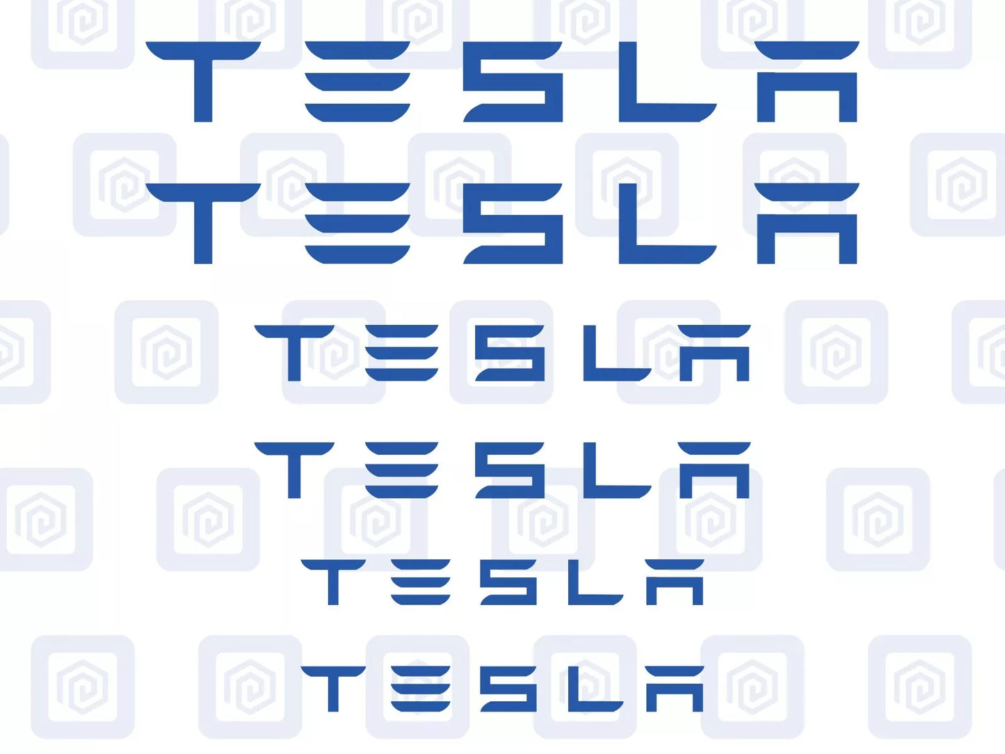 Tesla Brake Caliper Decals Sticker Logos (set of 6) Model 3 S X Y