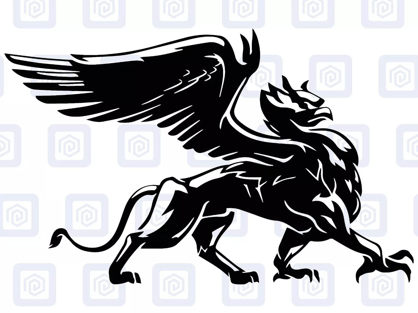 Griffin Mythical Animal Vinyl Decals For Campervan Van Caravan Sticker Graphic