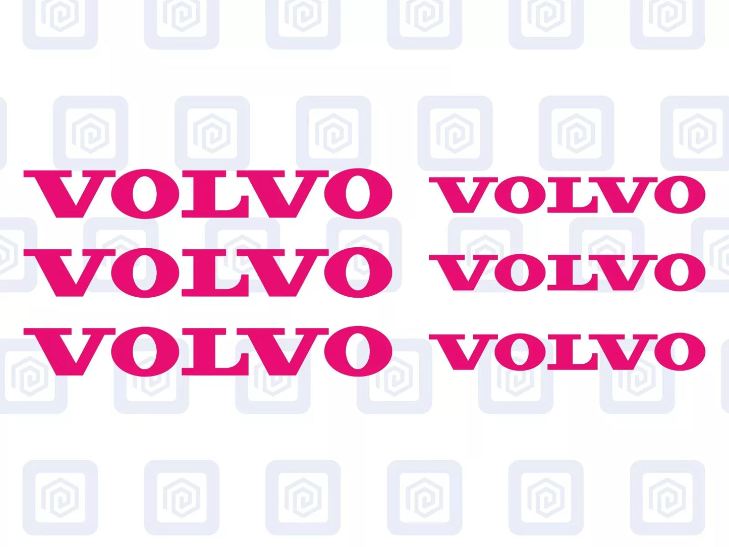 Volvo Brake Caliper Decals Sticker Logos (set of 6) V50 S40 V60 V70 XC70 XC90