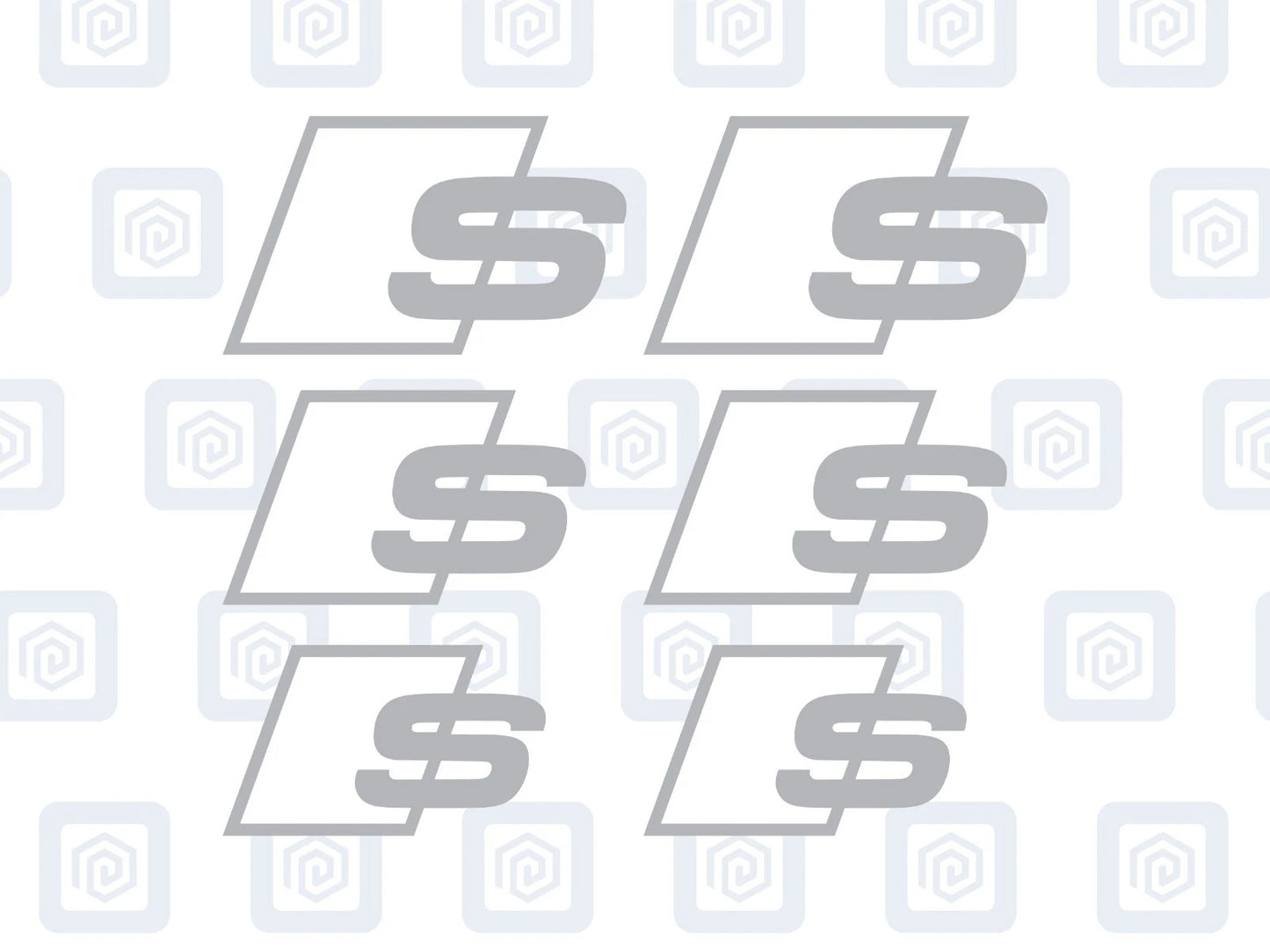 S Brake Caliper Decals Fits A1 A3 A4 A5 A6 A7 sticker logos (set of 6)