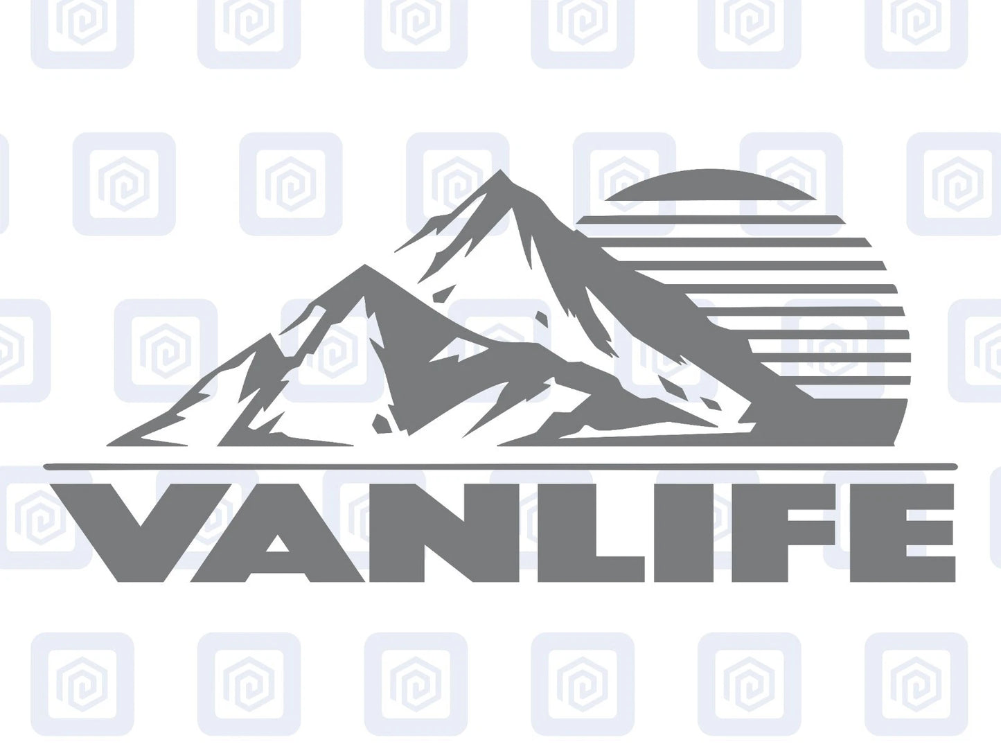 XL Van Life Camping Vinyl Decals For Camper Van Caravan Sticker Graphic