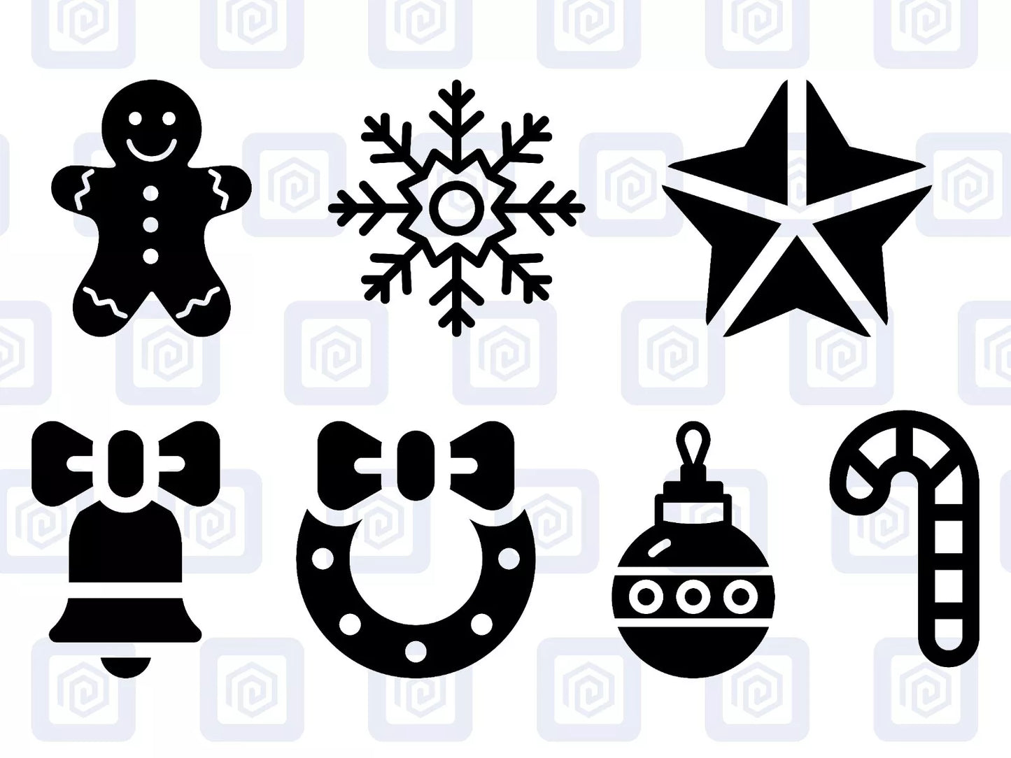 Christmas Sticker Pack Selection Set Special Wall Art Vinyl Wall Decal