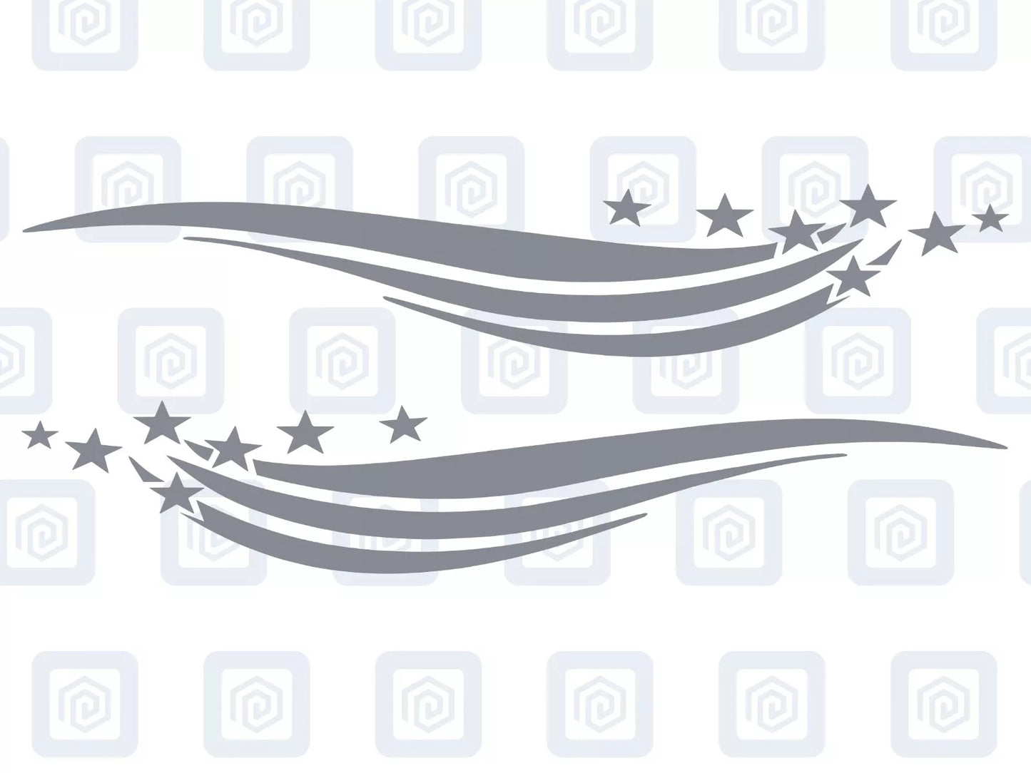 Star Band Stripe Vinyl Decals For Campervan Motorhome Caravan Sticker Graphic