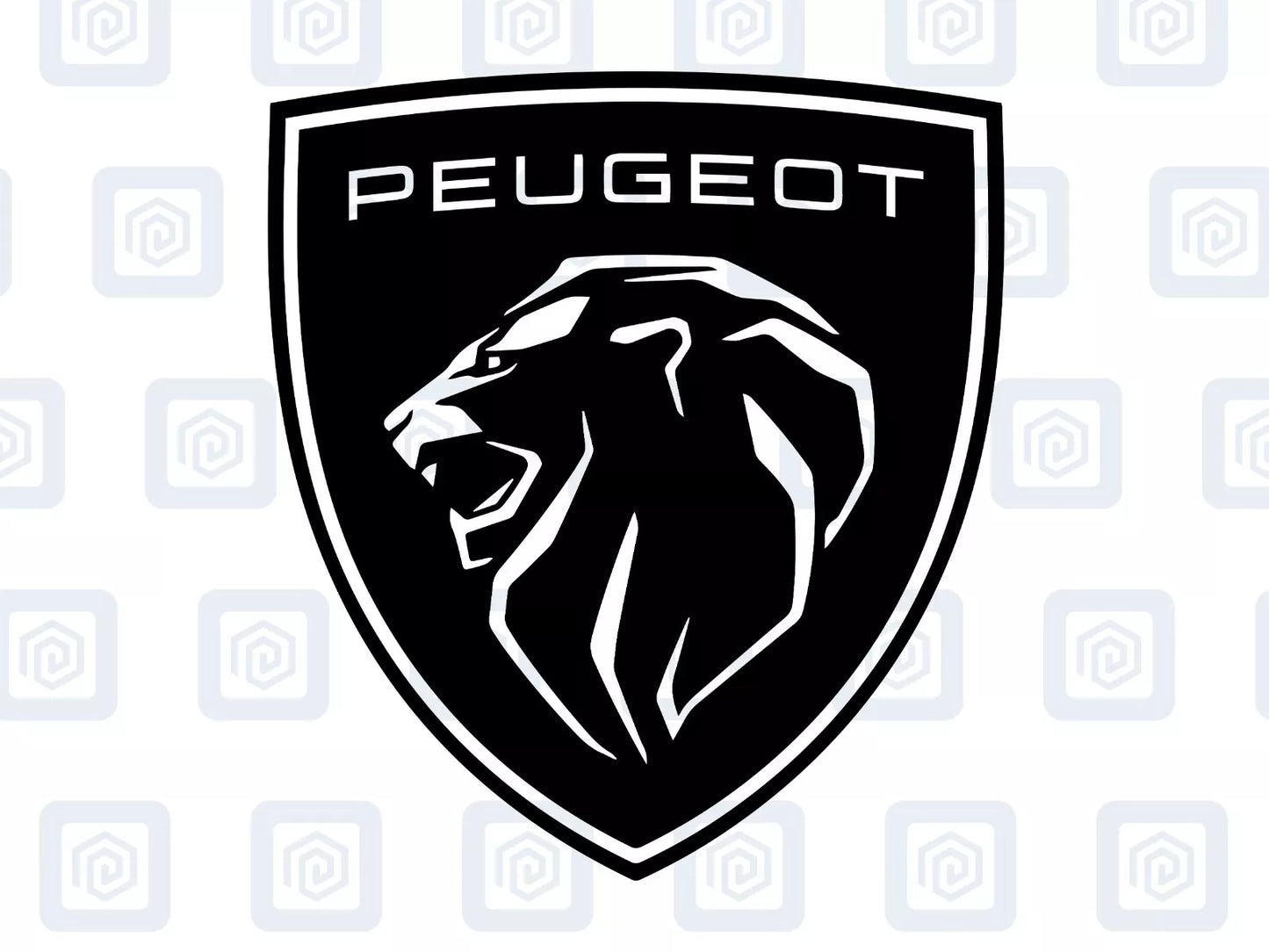 Peugeot New Crest Badge Decal Sticker Vinyl Pair x 2 108 207 307 208 308 GTI GT