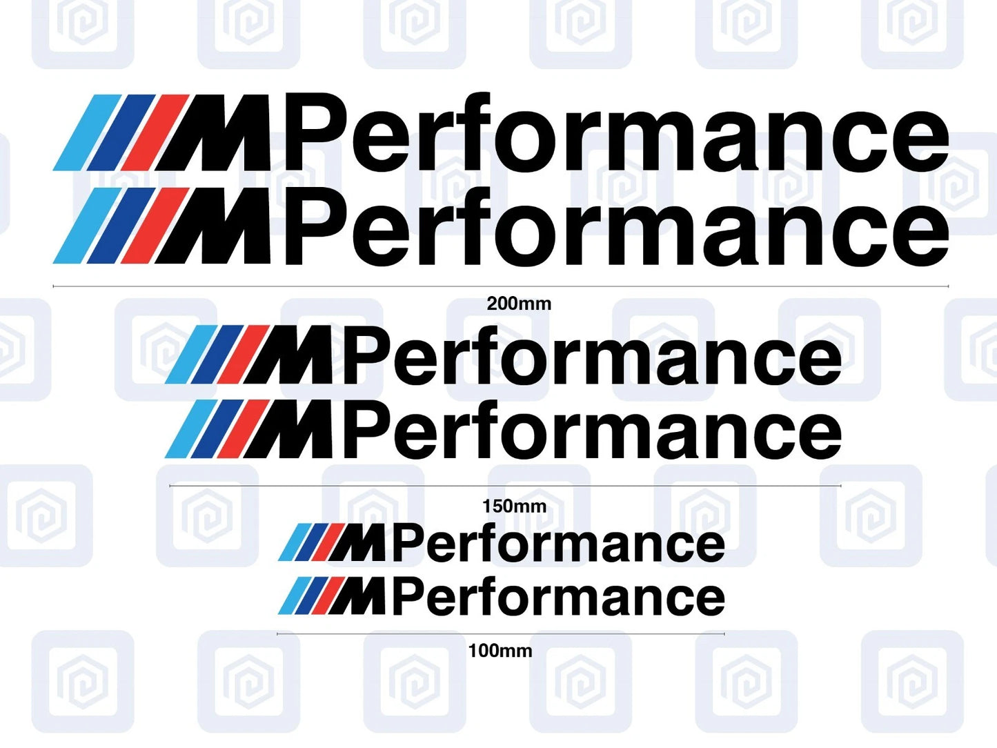 M Performance Sticker Decal Style Sticker FitsM2 M3 M4 M5 M6 Msport MPerformance