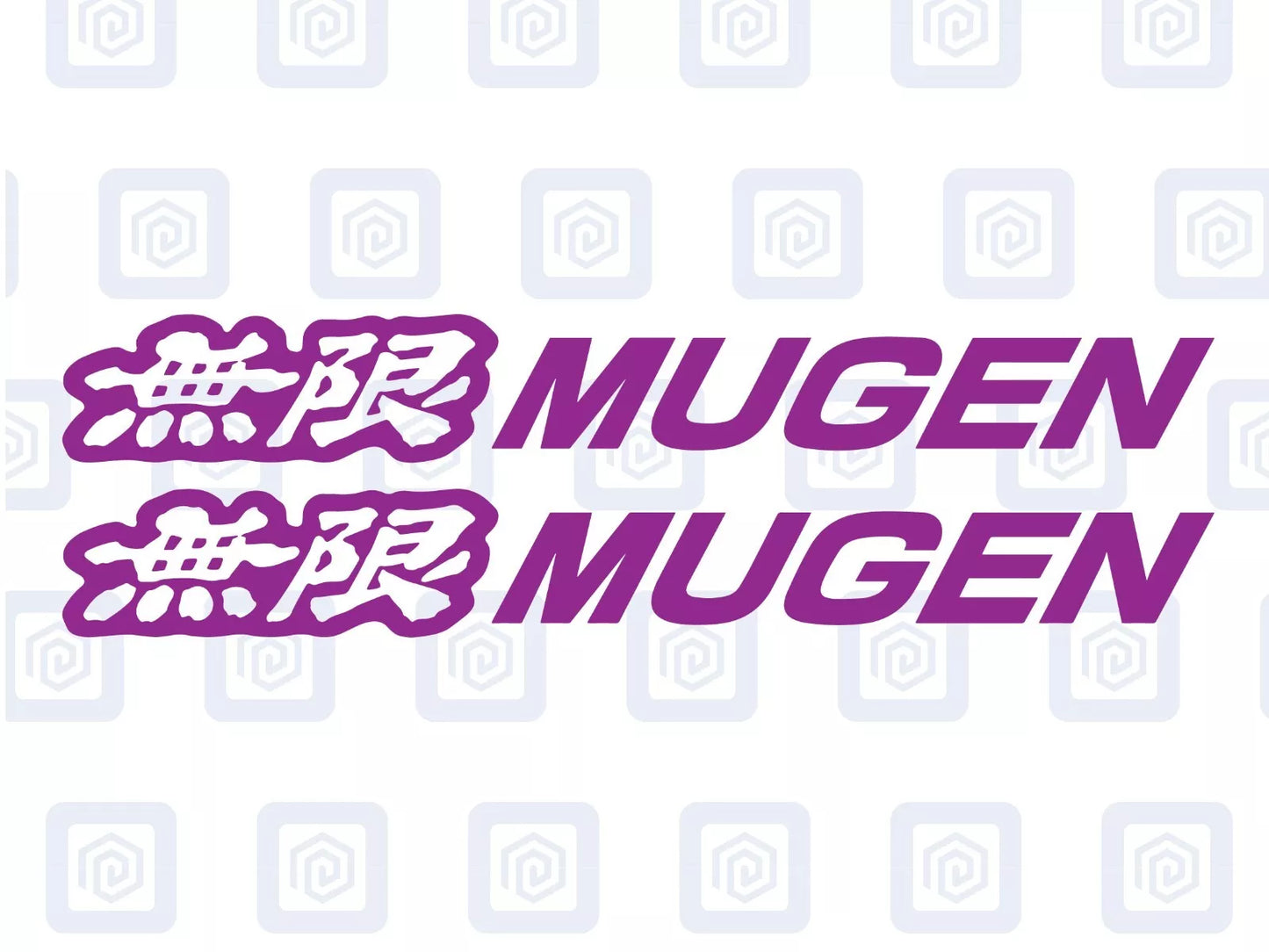 Honda Type R Mugen Side Decal Sticker Logo (set of 2) FN2 EP3 EK Civic Integra