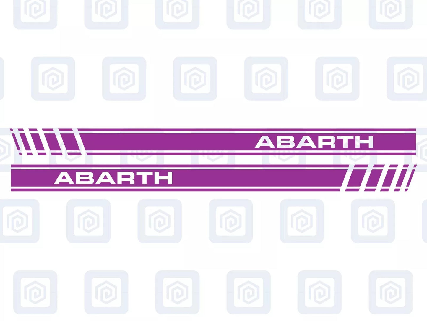 Fiat Abarth 500 595 695 Side Stripe Decal Sticker (Set of 2) Twin Air Sport Pop