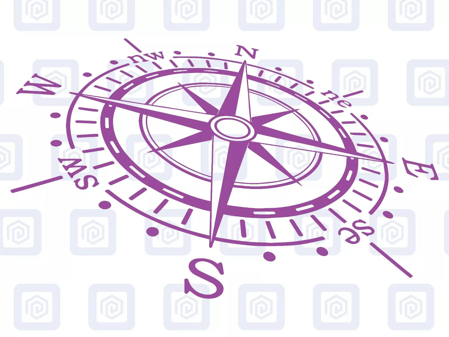LARGE Compass Vinyl Decal For Campervan Van Caravan Sticker Graphic Camping
