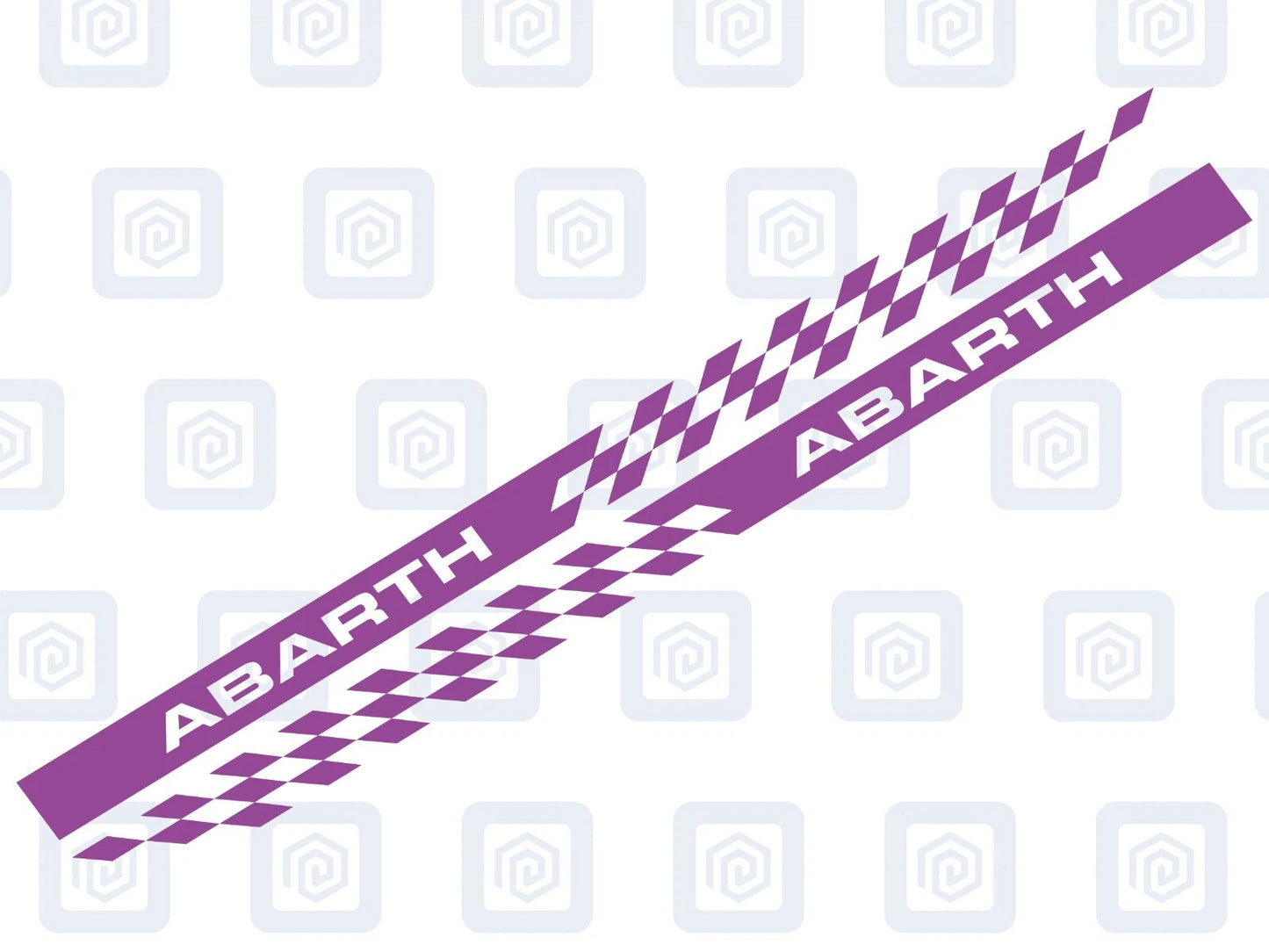 Fiat Abarth 500 595 695 Side Stripe Decal Sticker (Set of 2) Twin Air Sport Pop