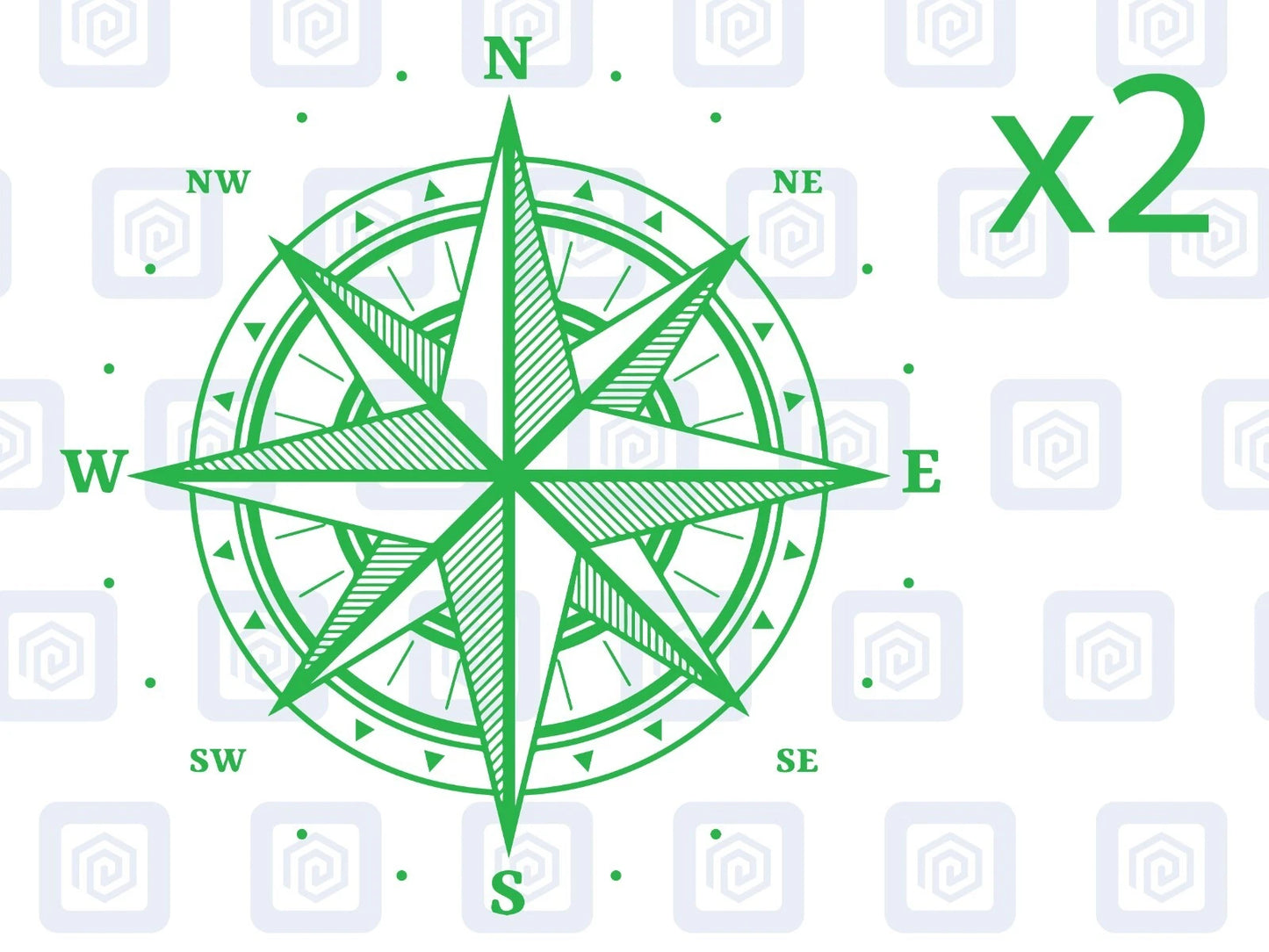 Compass Vinyl Decal For Camper Van Caravan Motorhome Sticker Graphic Campervan