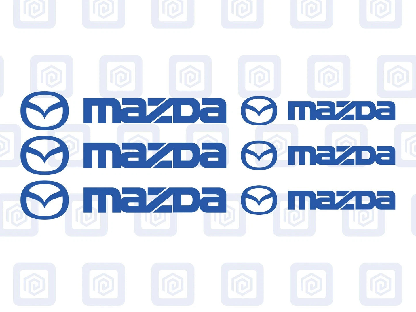 Mazda Brake Caliper Decals Sticker Logos (set of 6) JDM JAP DRIFT