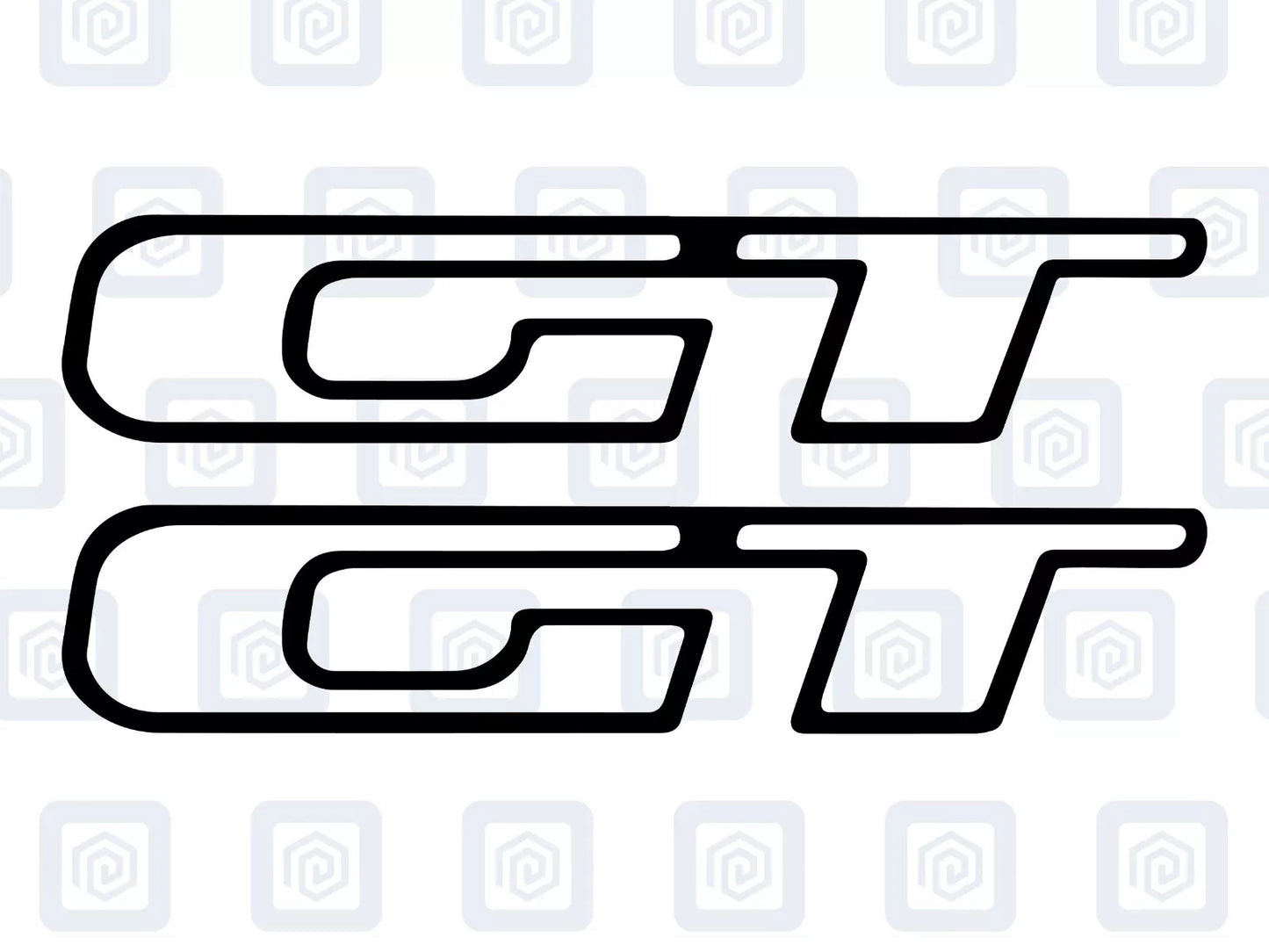 Peugeot GT 207 208 307 308 Sport Vinyl Decal Graphics Pair x 2