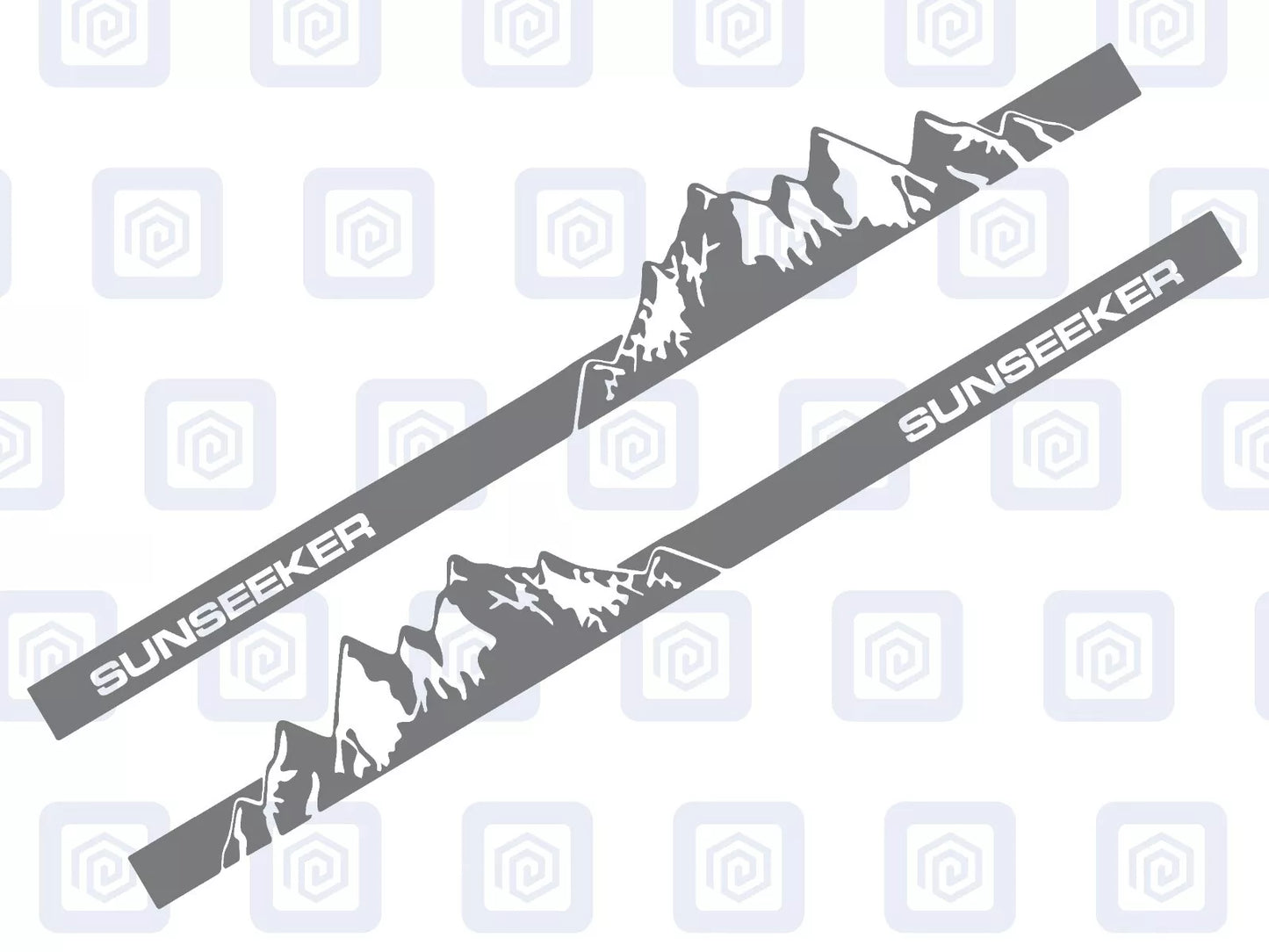 Sun Seeker Full Side Vinyl Decals For Campervan Motorhome Sticker Graphic