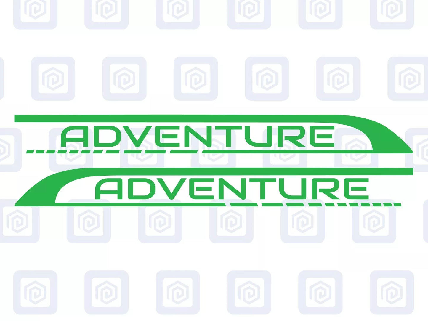 2x Adventure Side Graphics Vinyl Decal For Camper Van Caravan Motorhome Sticker