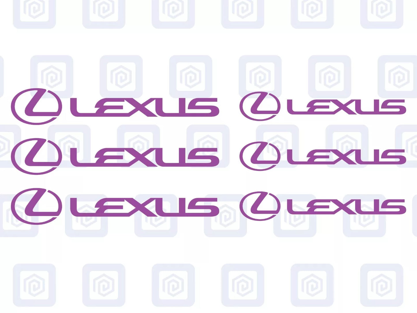 Lexus Brake Caliper Decals Sticker Logos (set of 6) RZ RC ES LS GS IS RX NX GX