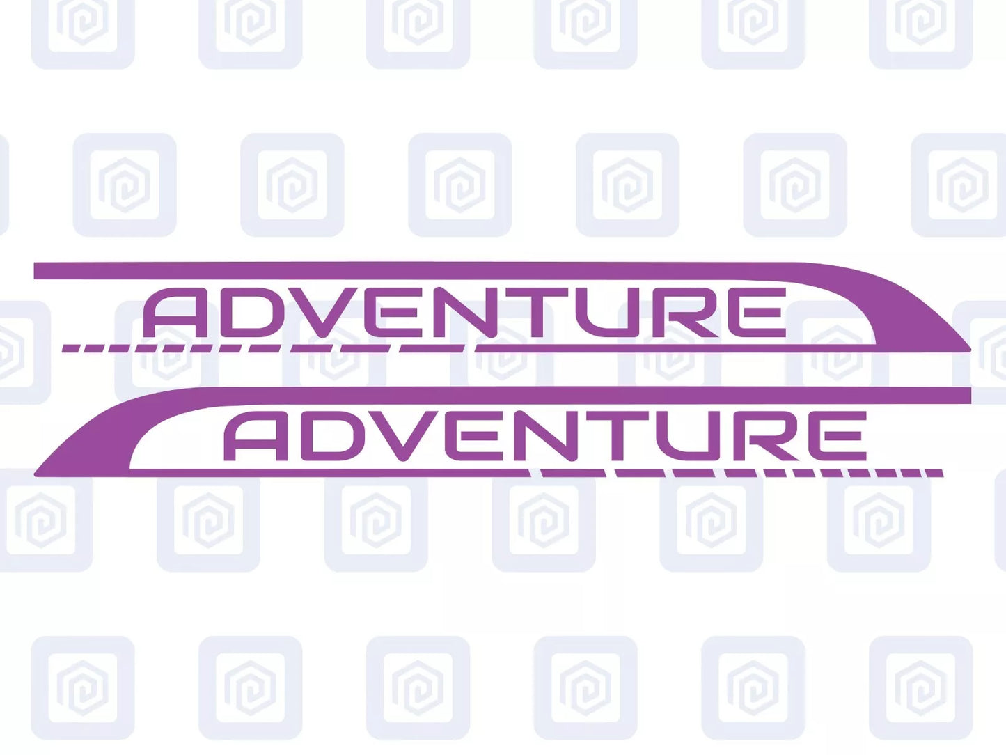 2x Adventure Side Graphics Vinyl Decal For Camper Van Caravan Motorhome Sticker