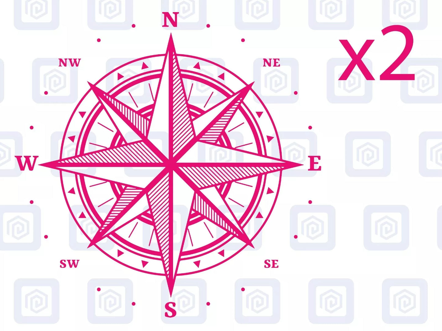 Compass Vinyl Decal For Camper Van Caravan Motorhome Sticker Graphic Campervan