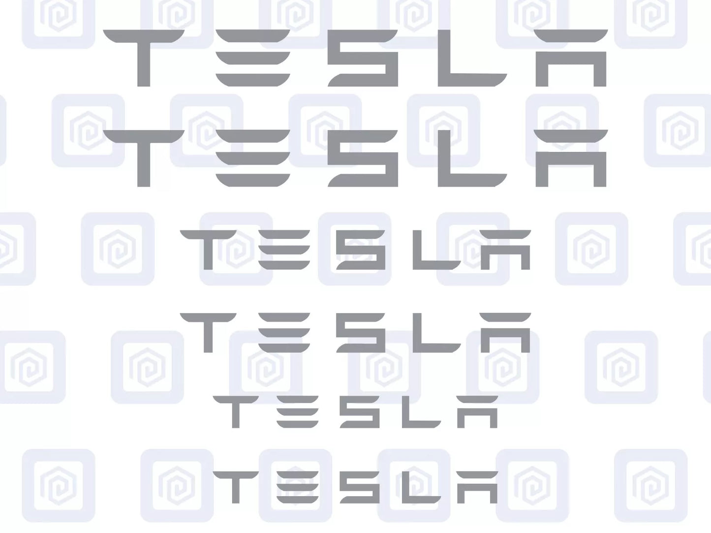 Tesla Brake Caliper Decals Sticker Logos (set of 6) Model 3 S X Y