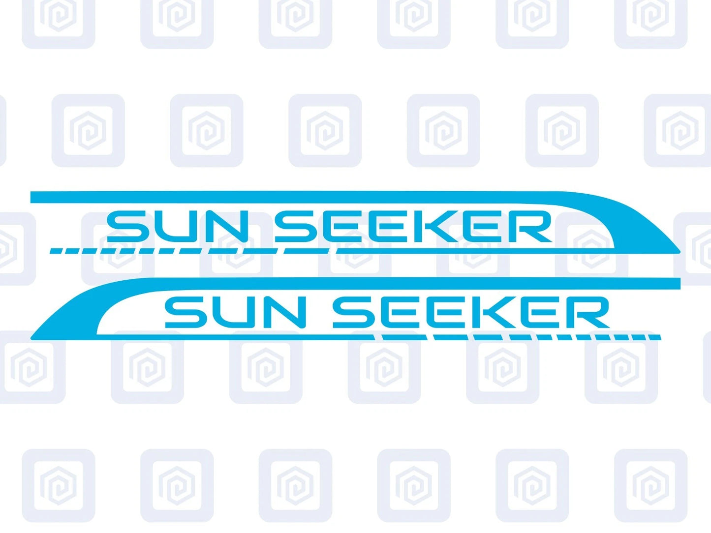 Sun Seeker Side Graphics Vinyl Decal For Camper Van Caravan Motorhome Sticker