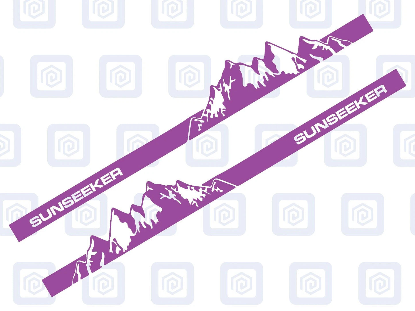 Sun Seeker Full Side Vinyl Decals For Campervan Motorhome Sticker Graphic