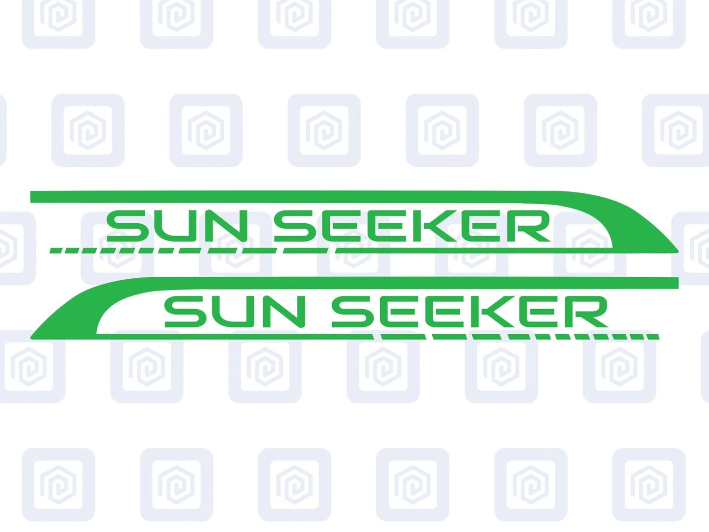 Sun Seeker Side Graphics Vinyl Decal For Camper Van Caravan Motorhome Sticker