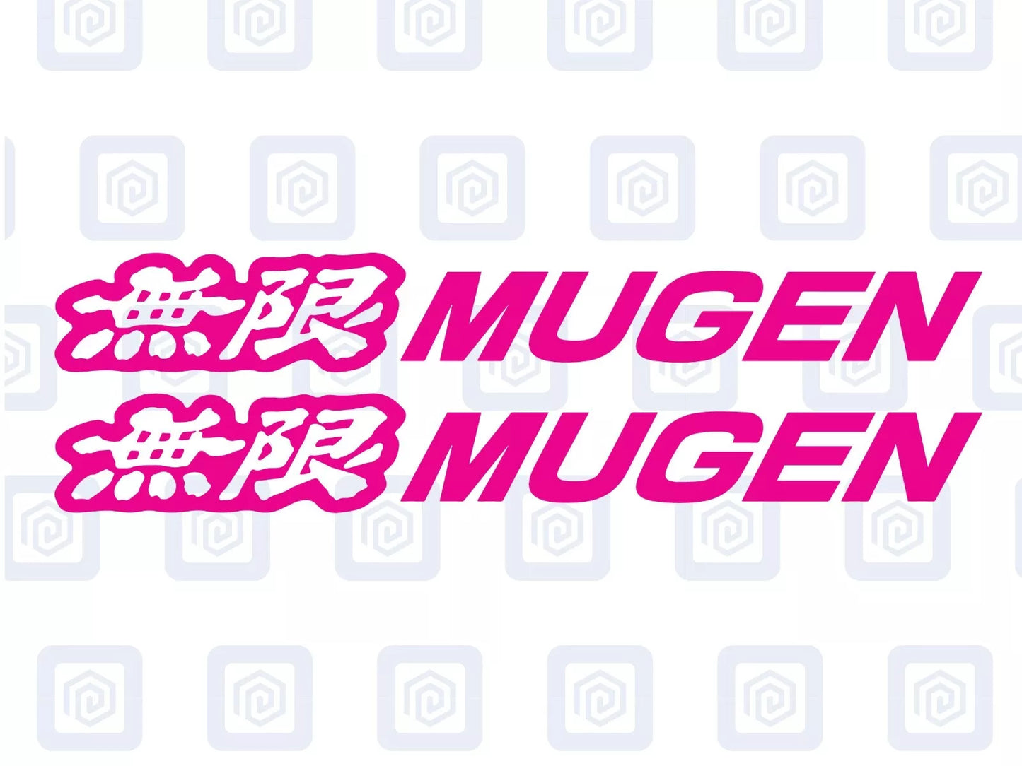 Honda Type R Mugen Side Decal Sticker Logo (set of 2) FN2 EP3 EK Civic Integra