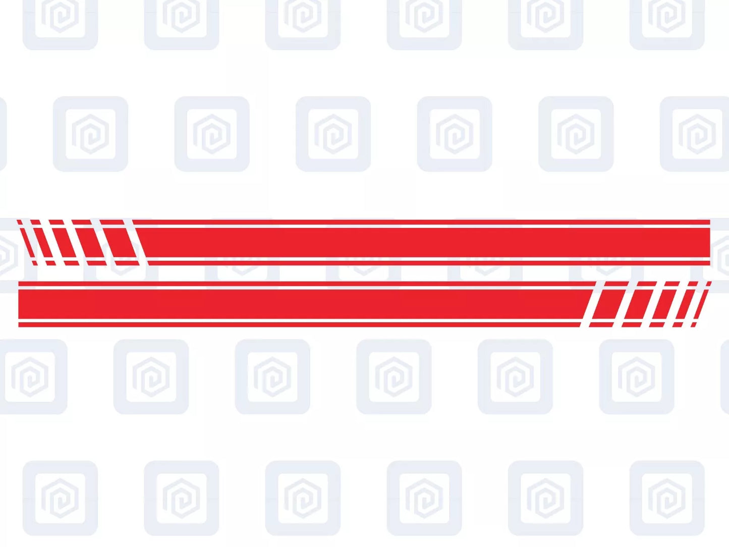 Fiat Abarth 500 595 695 Side Stripe Decal Sticker Pair (Set of 2)