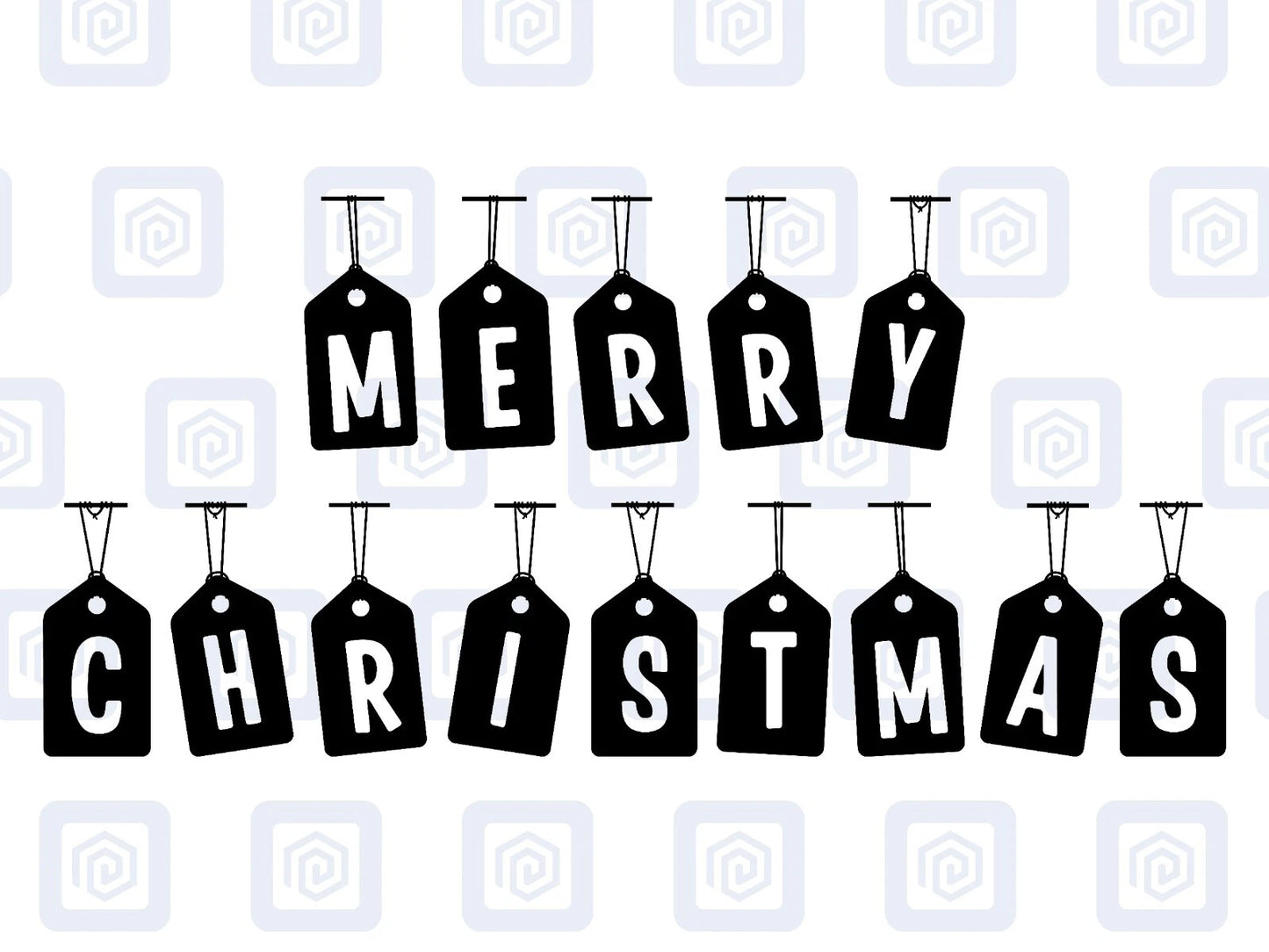 Merry Christmas Tags Letters Sticker Special Wall Art Vinyl Wall Sticker Decal
